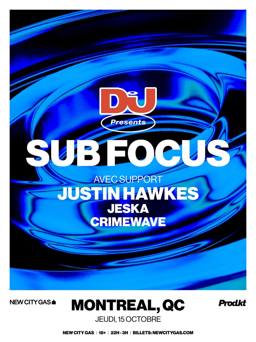 Sub Focus — event flyer