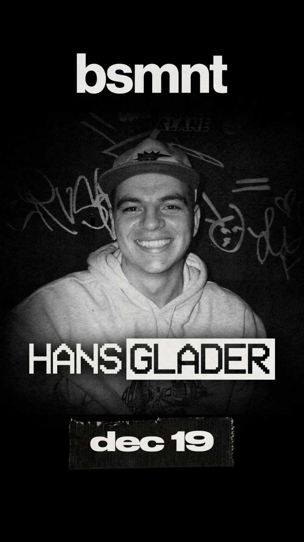 Hans Glader — event flyer