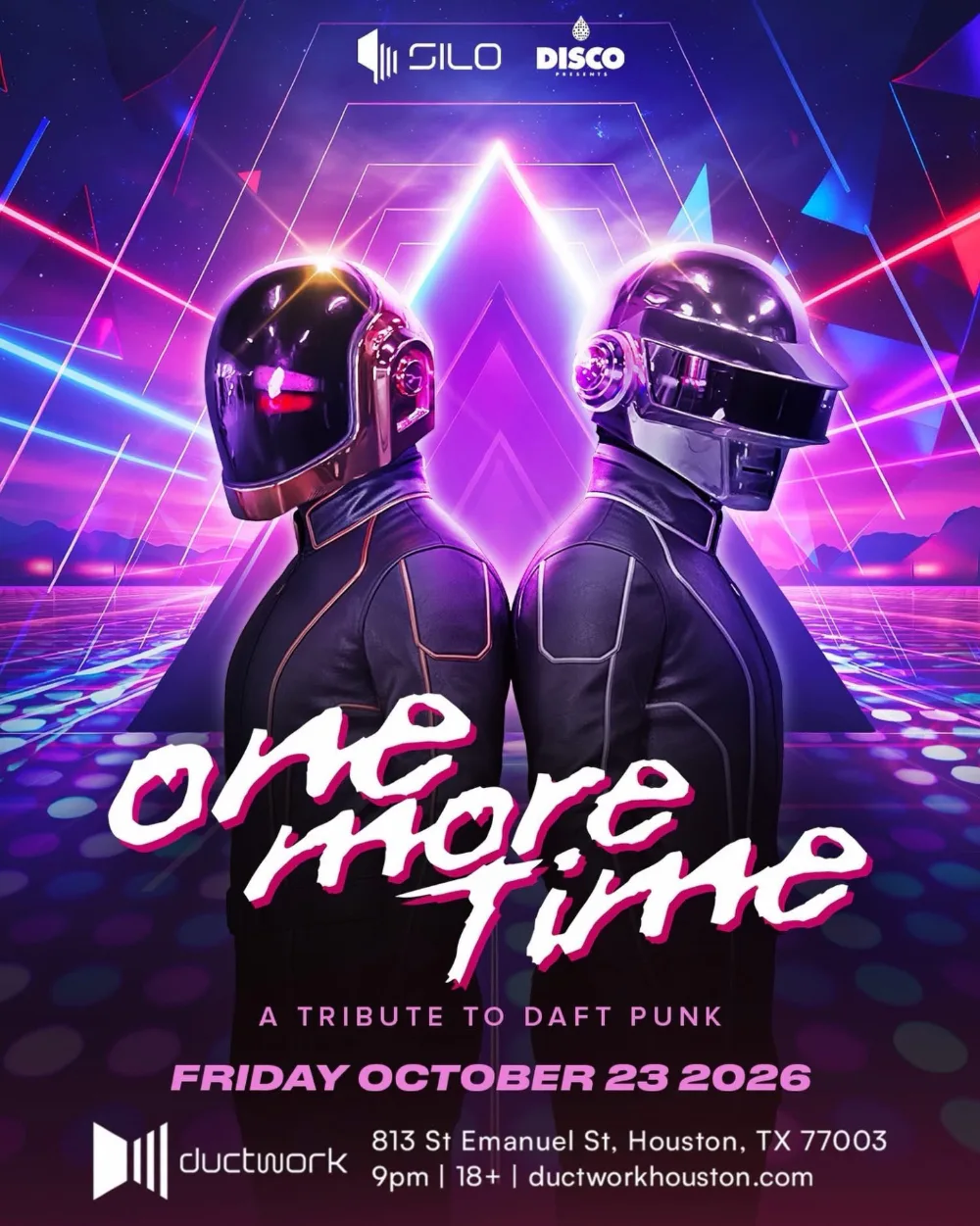 One More Time - A Daft Punk Tribute – Houston – Oct 23 | Edmtrain
