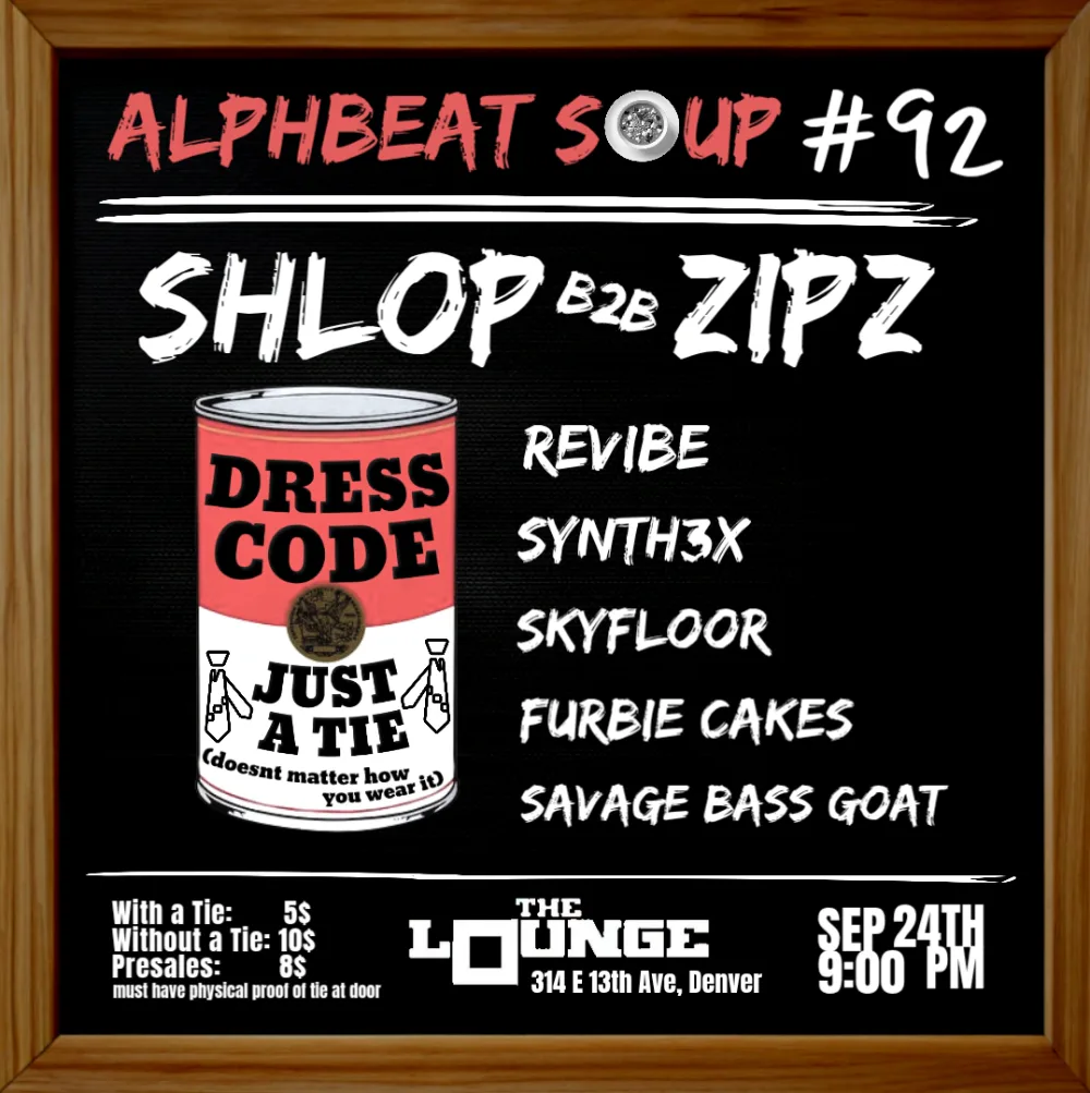 Alphabeat Soup #92 — event flyer