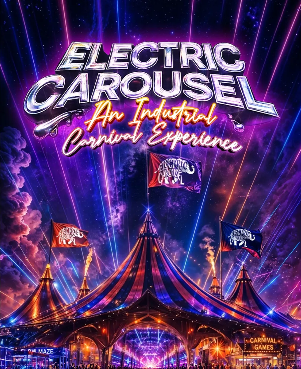 Electric Carousel — event flyer