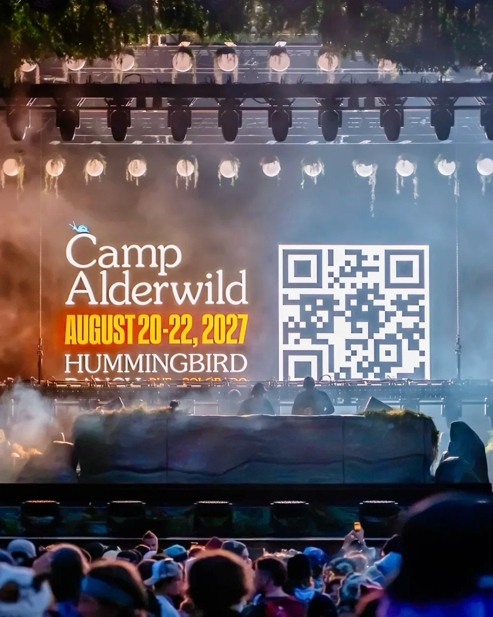 Camp Alderwild — event flyer