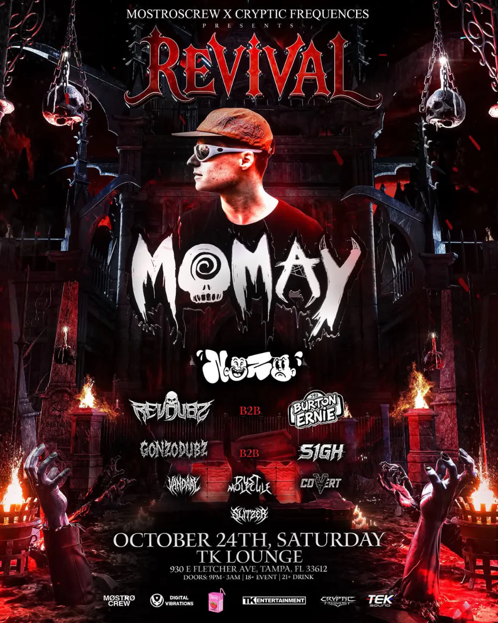REVIVAL:Momay,NOZO,Revdubz,BurtonErnie,Gonodubz,S1GH,Vandaal,Dust Molecule,Covert,Slitzer