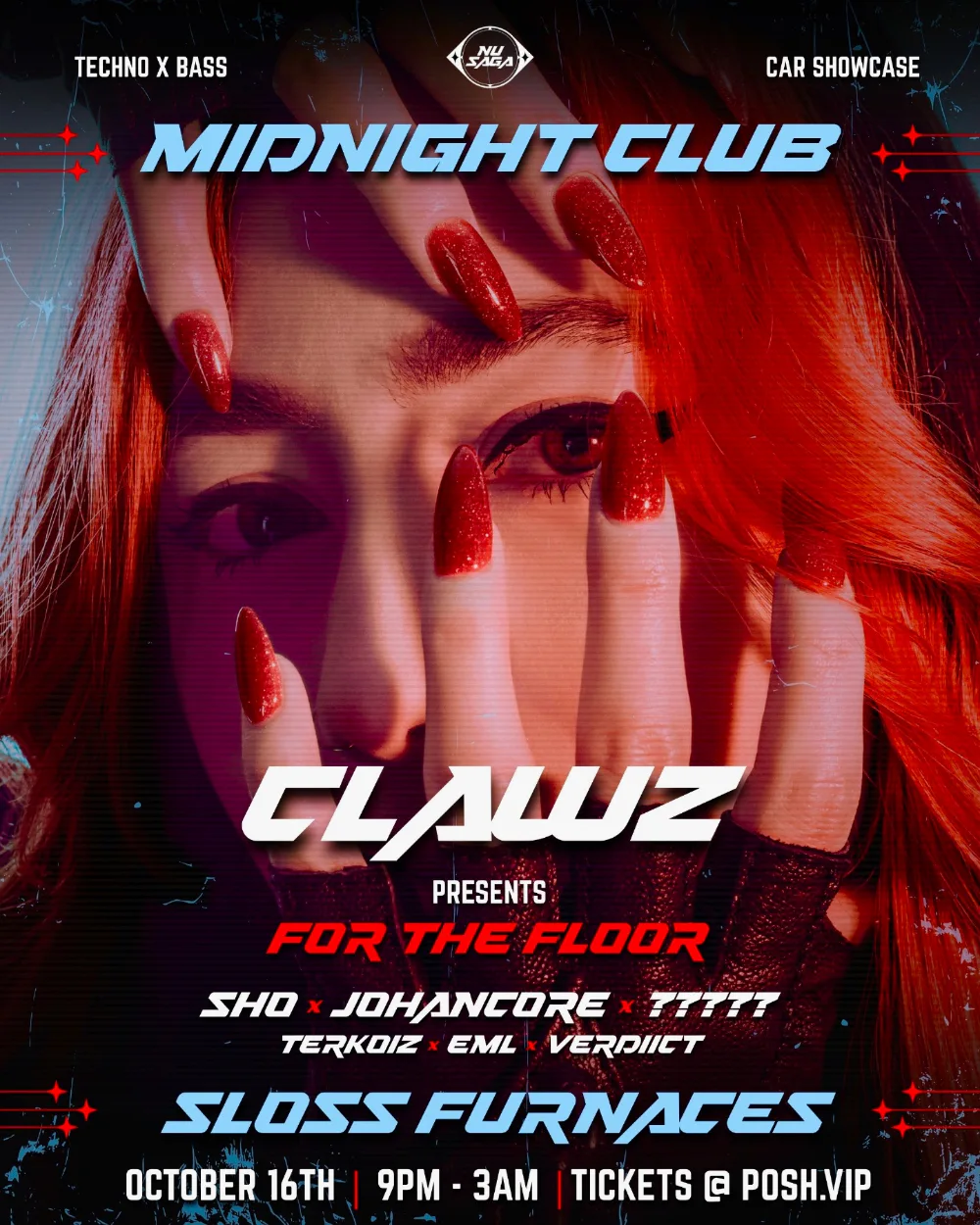 MIDNIGHT CLUB — event flyer
