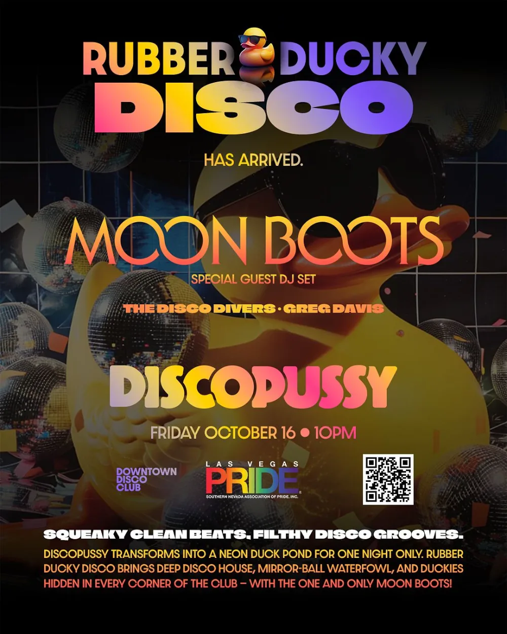 Moon Boots — event flyer