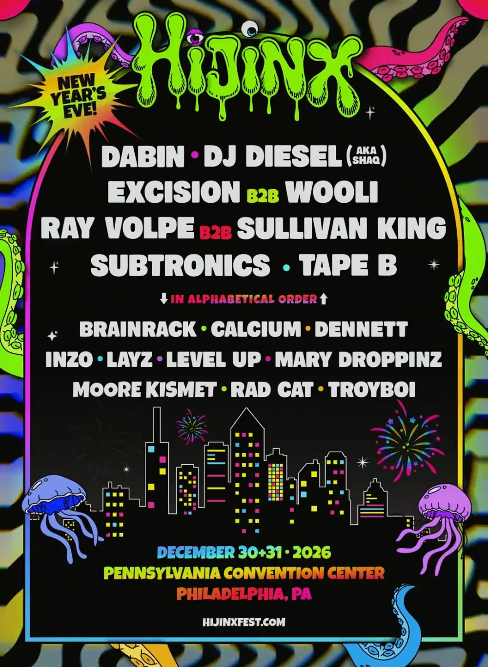 HiJinx Festival — event flyer