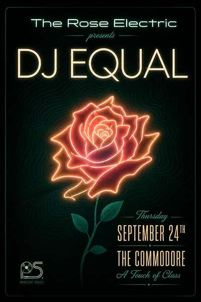 DJ Equal — event flyer