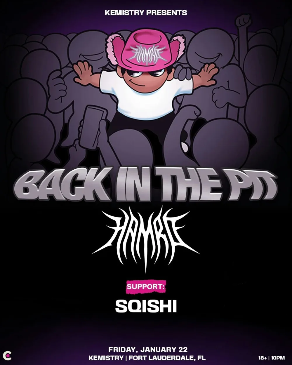 HAMRO, SQISHI — event flyer