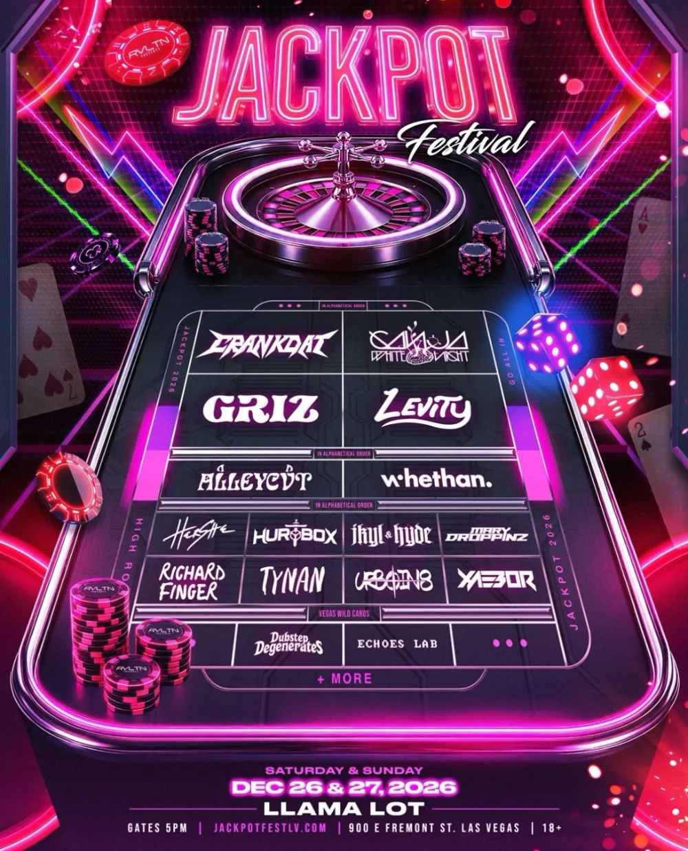 Jackpot — event flyer