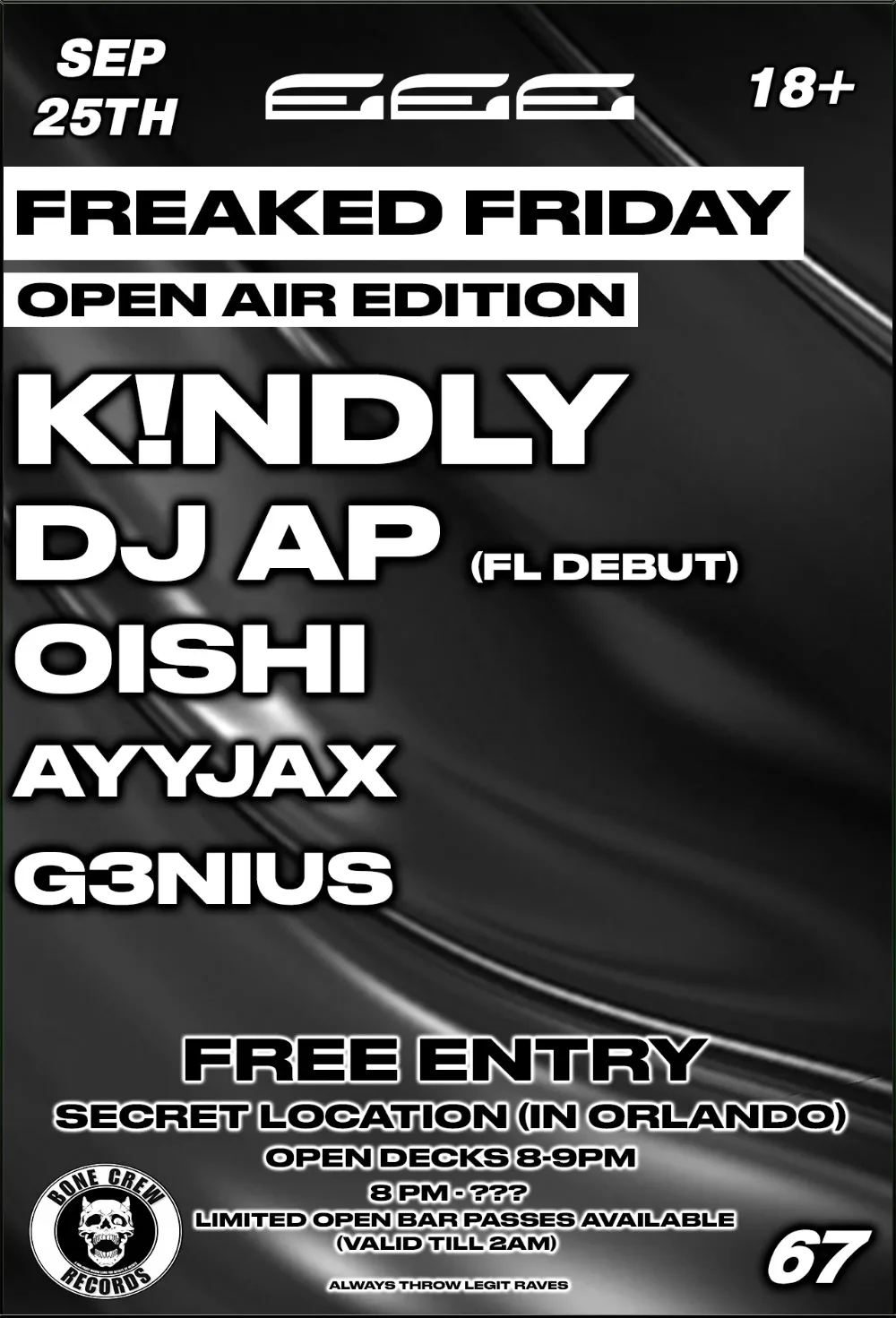 Freaked Friday:K!NDLY,DJ AP
