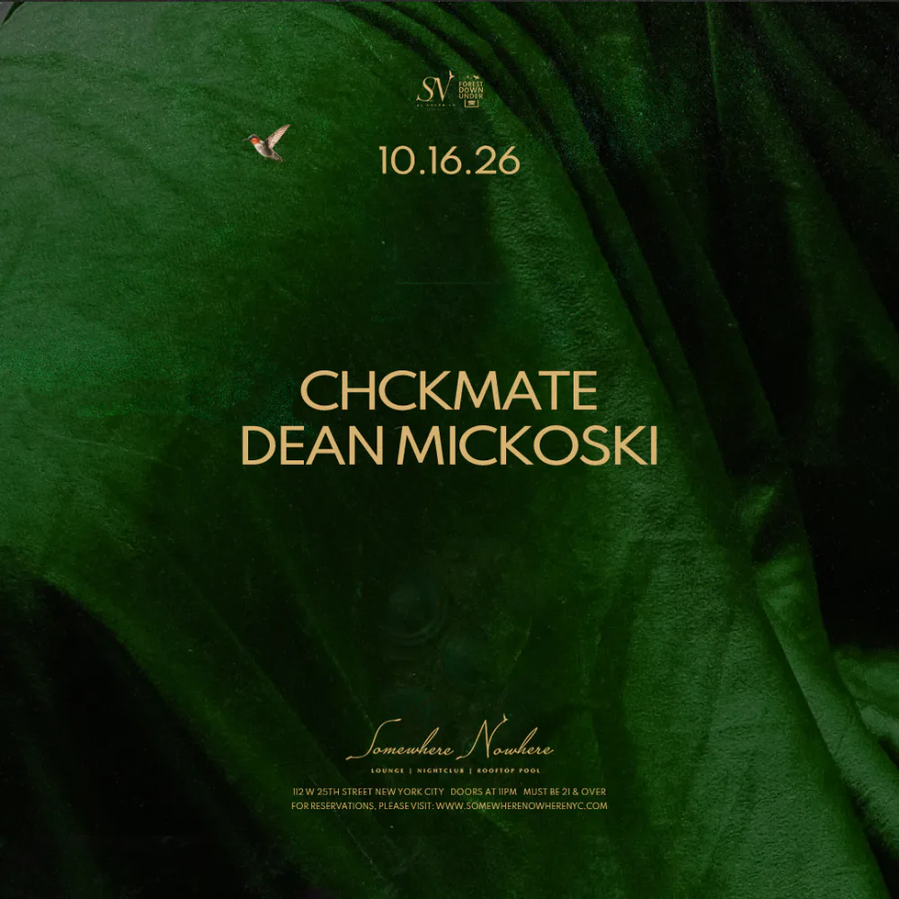 Dean Mickoski — event flyer