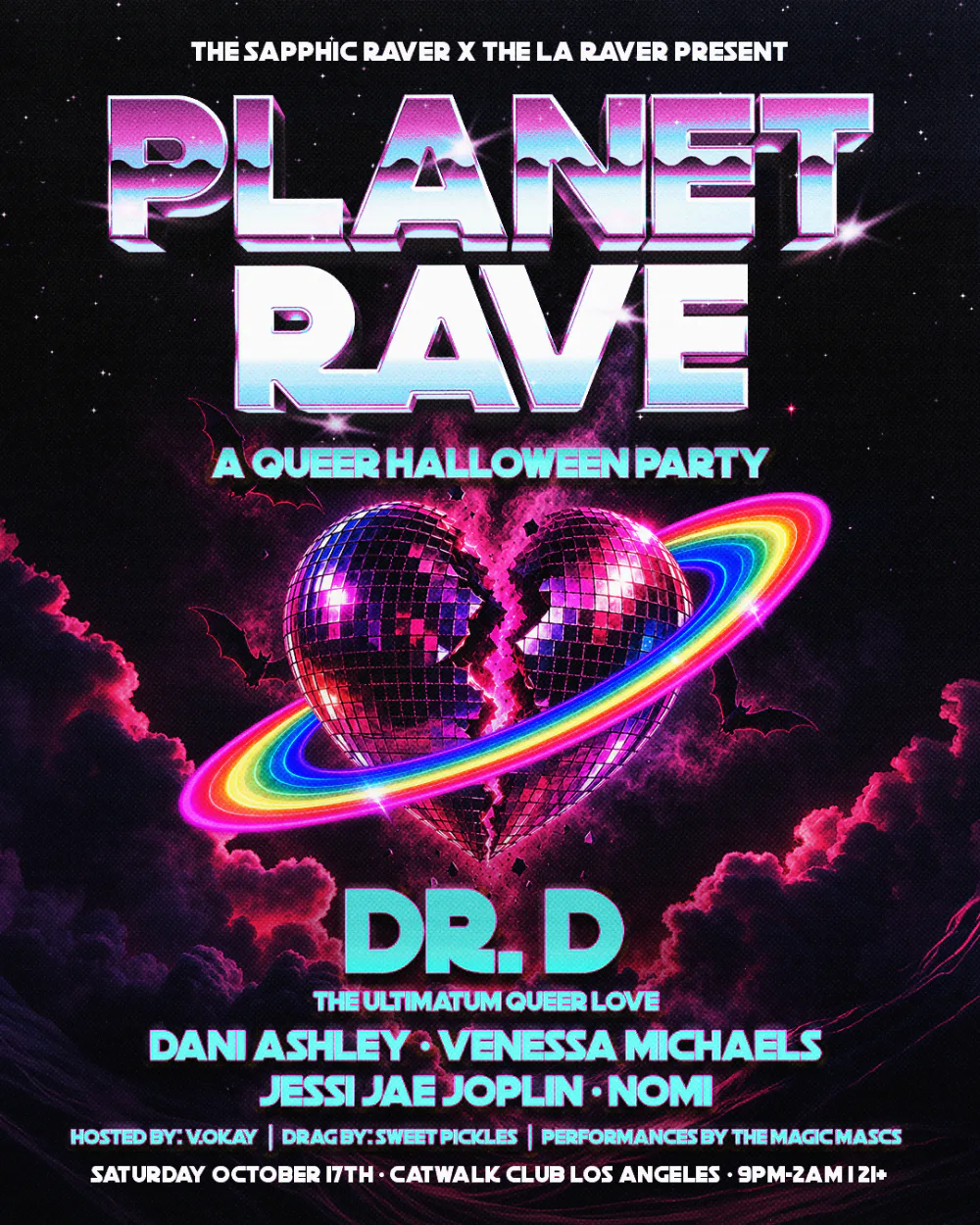 Planet Rave — event flyer