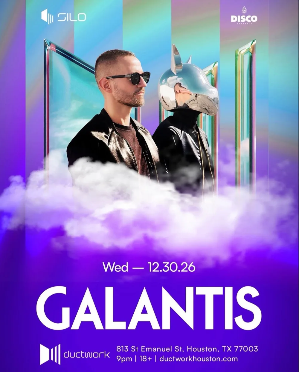 Galantis — event flyer