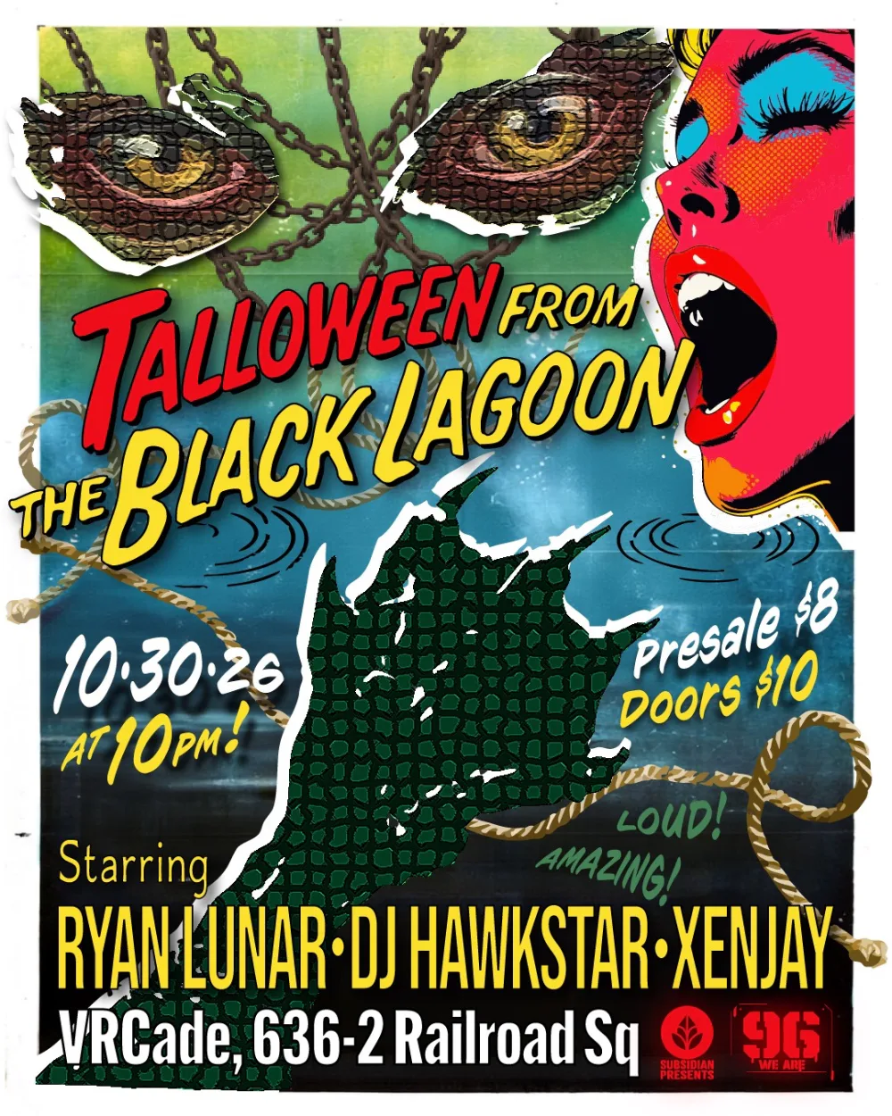 TALLOWEEN From The Black Lagoon:XENJAY,Ryan Lunar,Hawkstar