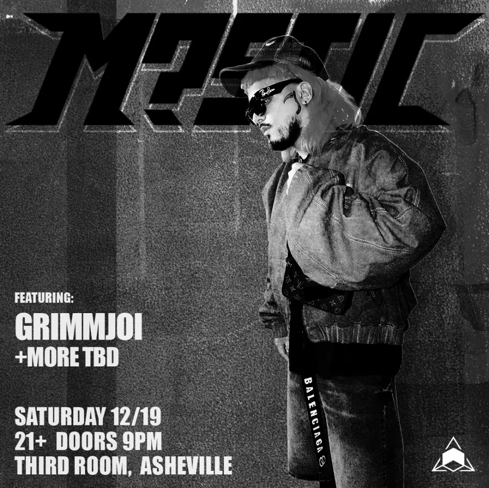 M?STIC, Grimmjoi — event flyer