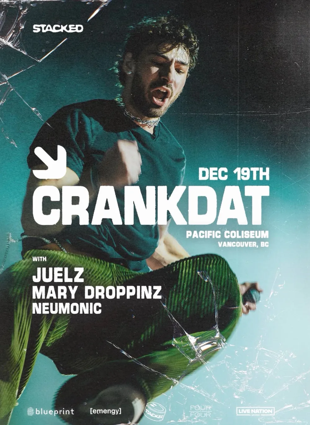 Stacked Presents — event flyer