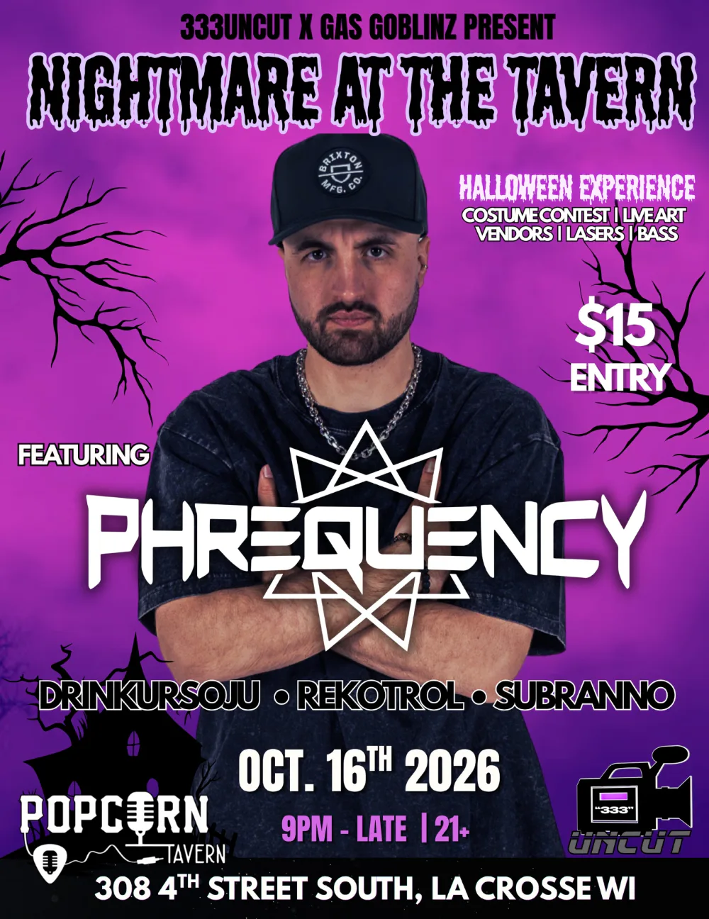 Nightmare At The Tavern — event flyer