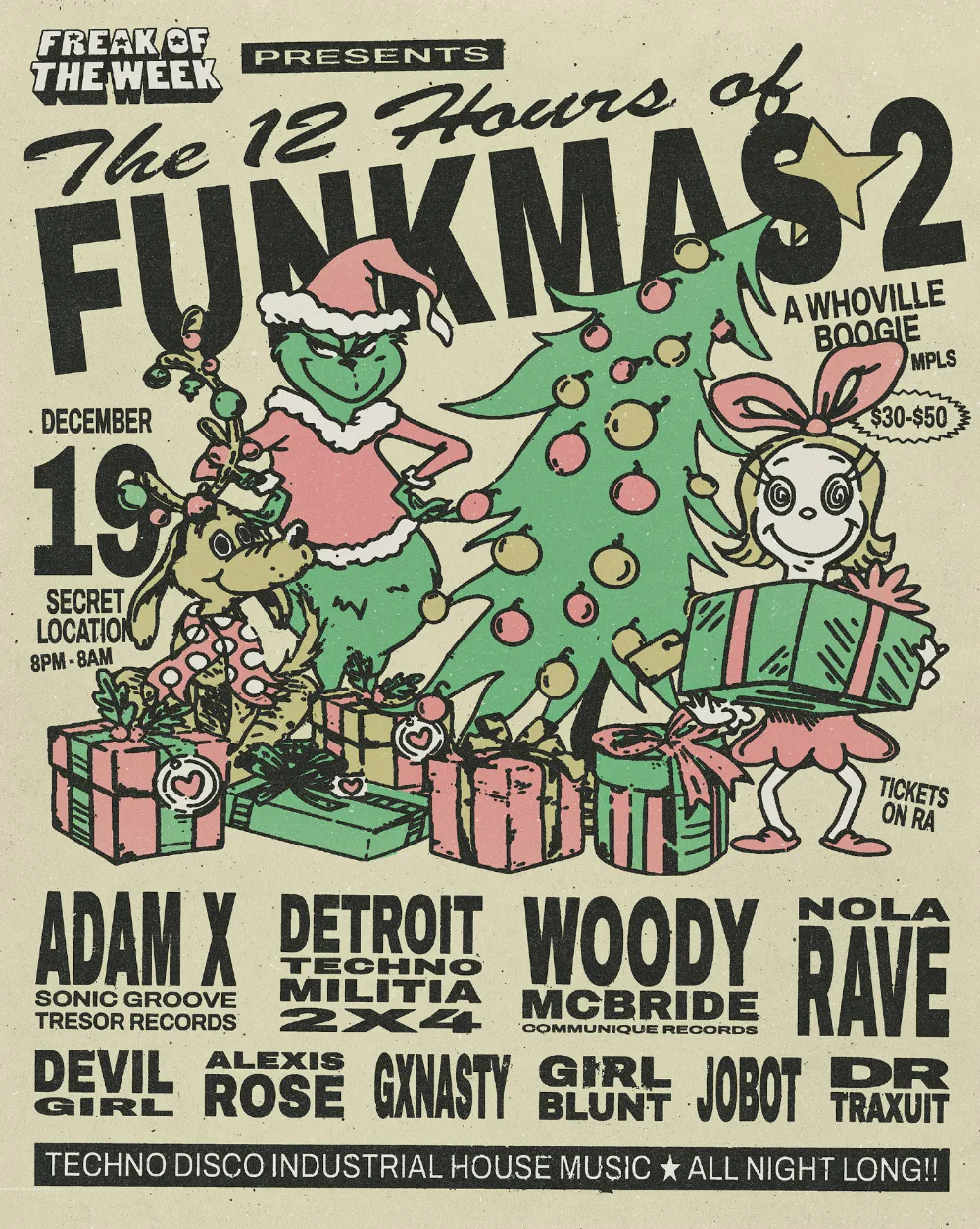 Freak of the Week — event flyer