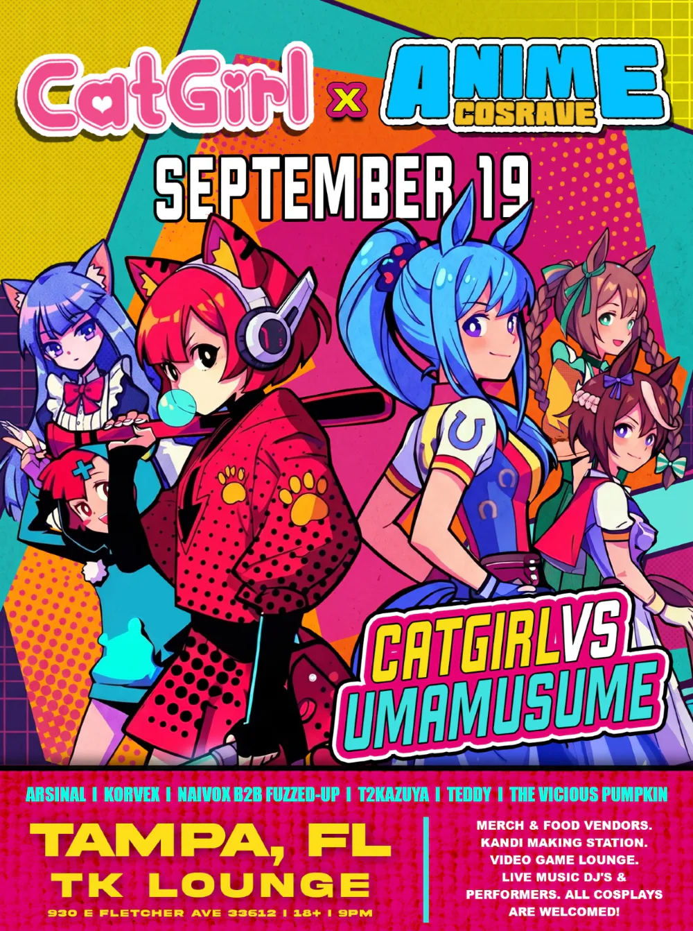 Anime Cosrave - CatGirl VS Umamusume