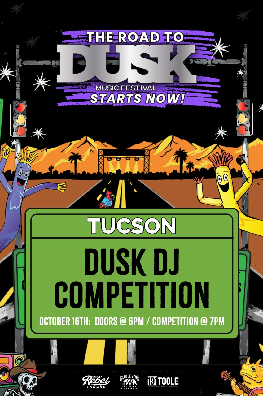 The Road to Dusk - DJ Competition — event flyer