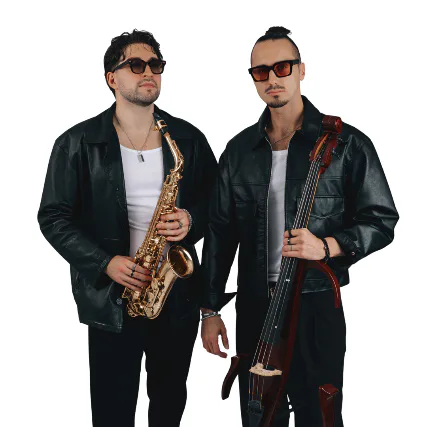 Lukas & Frank — event flyer