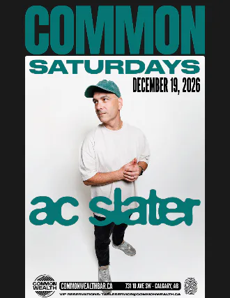 AC Slater — event flyer