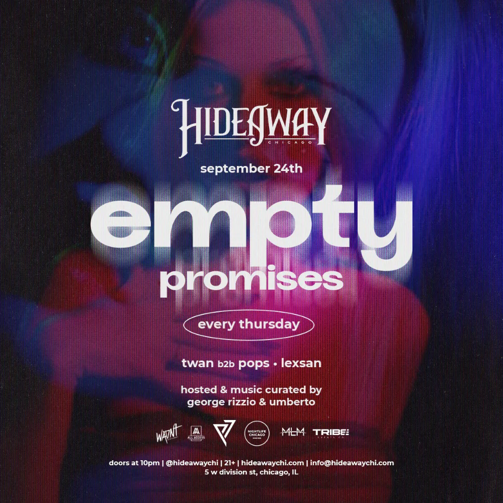 Empty Promises — event flyer