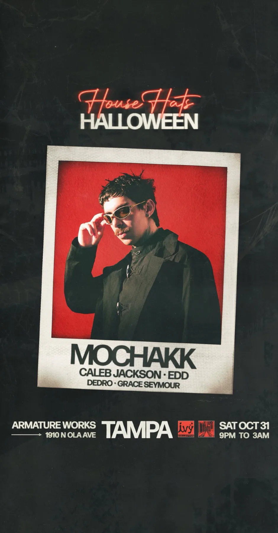 House Hats Halloween With MOCHAKK:Mochakk,Edd,Caleb Jackson,DEDRO,Grace Seymour