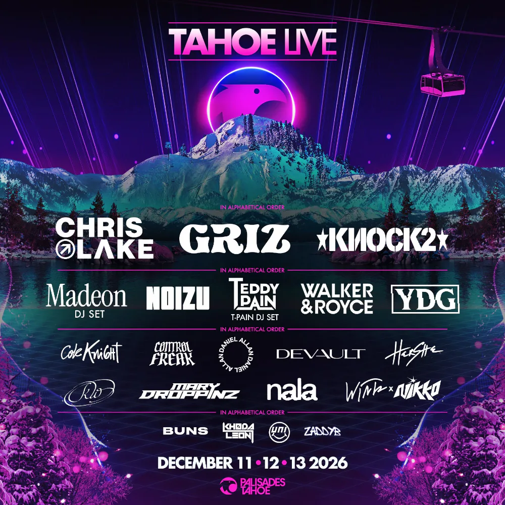 Tahoe Live — event flyer