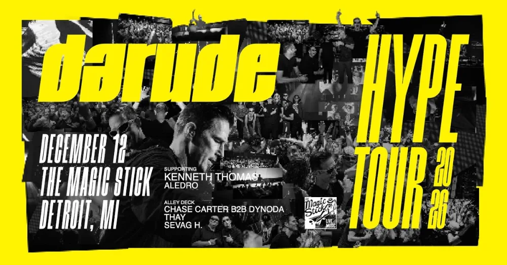 Darude — event flyer