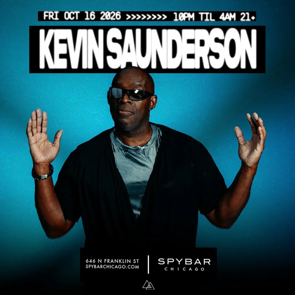 Kevin Saunderson — event flyer