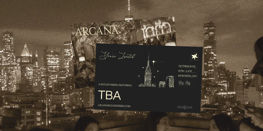 The Highlight Room Rooftop — event flyer