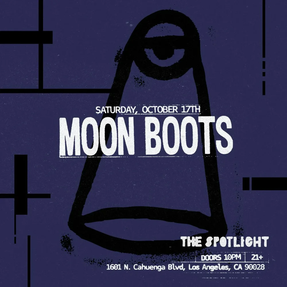 Moon Boots — event flyer
