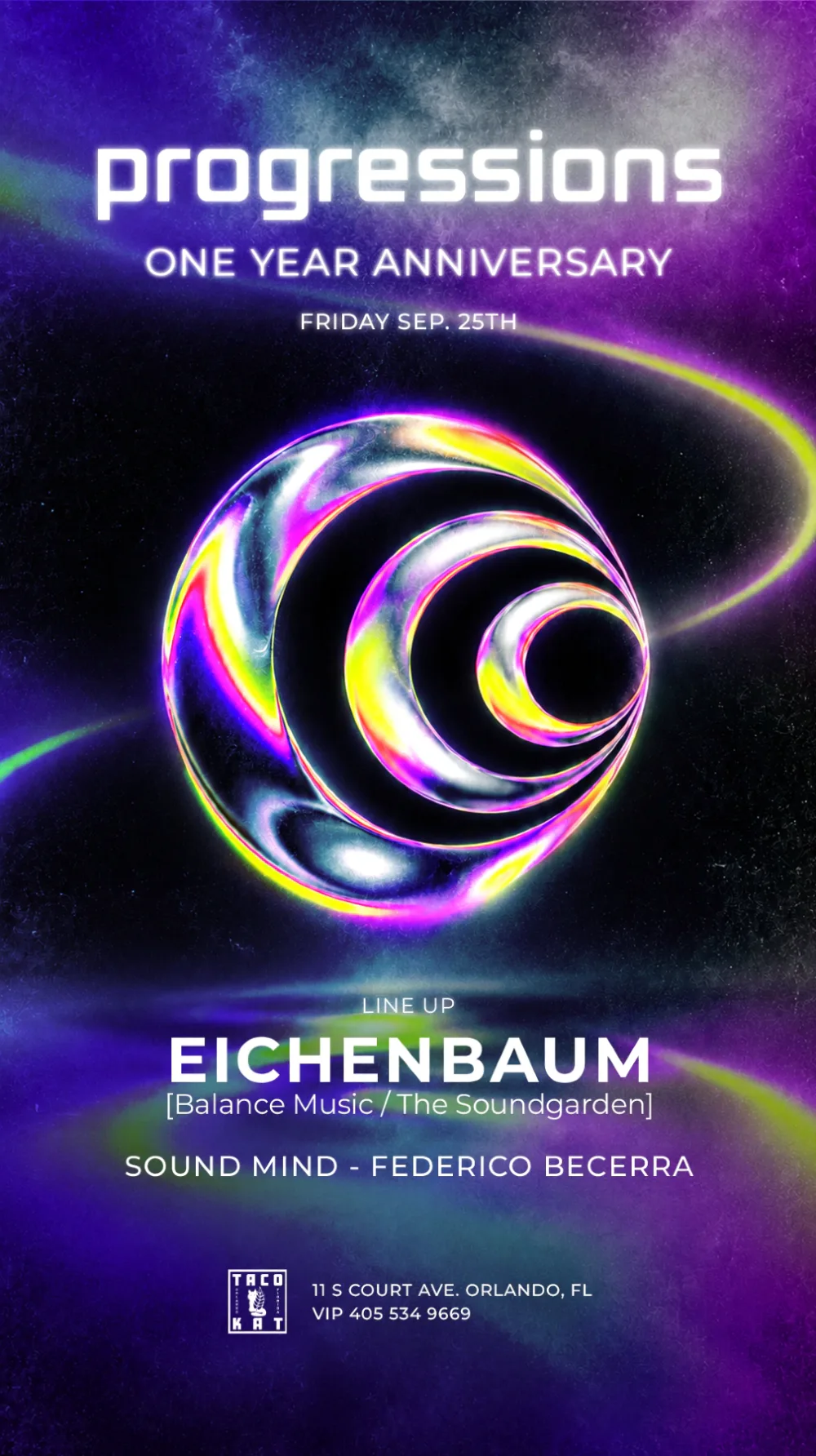 Progresions One Year Anniversary:Eichenbaum
