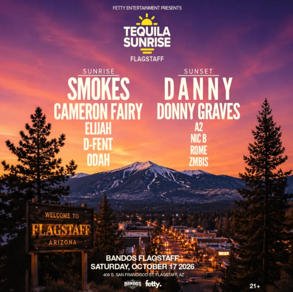 Tequila Sunrise — event flyer