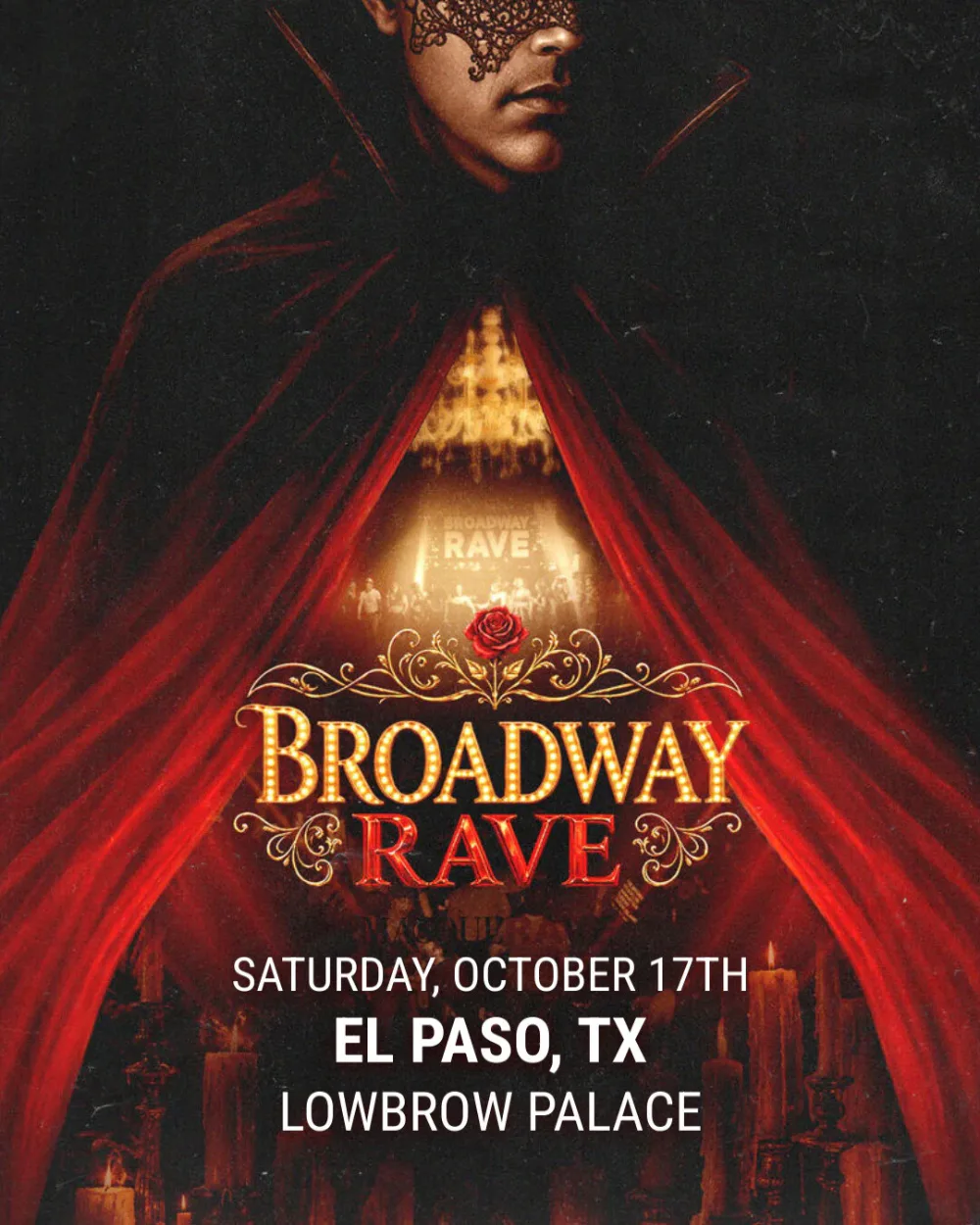 Broadway Rave — event flyer