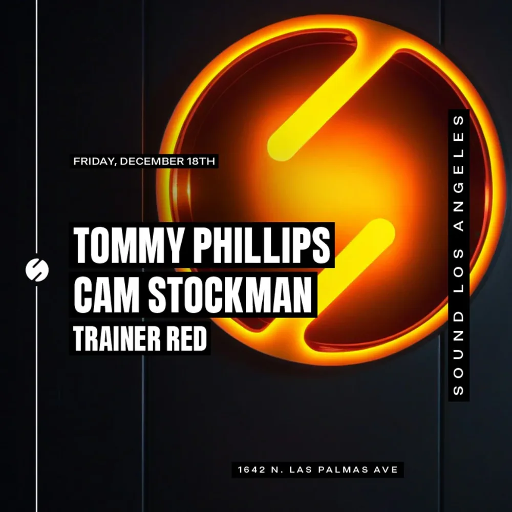 Tommy Phillips, Cam Stockman — event flyer