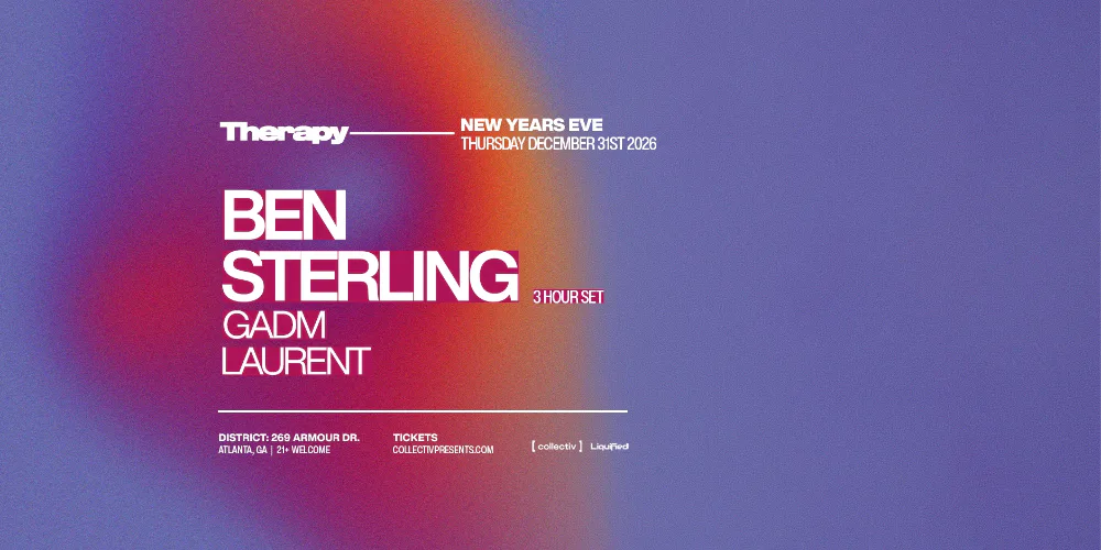 Ben Sterling — event flyer