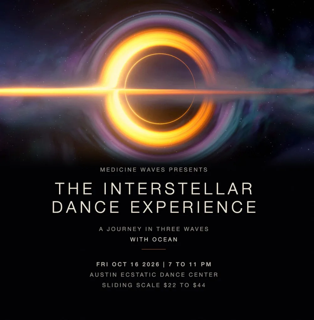 The Interstellar Dance Experience — event flyer