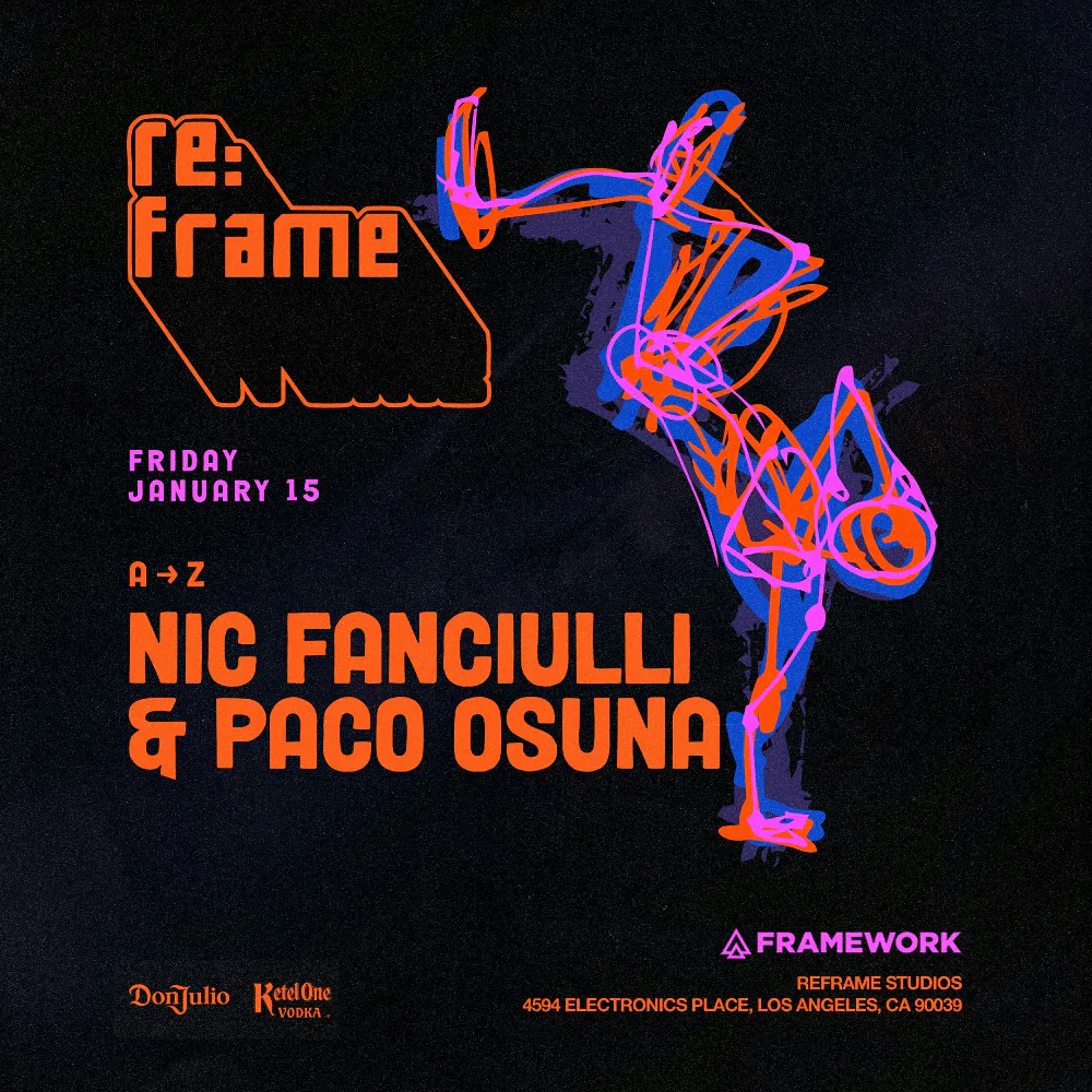 Nic Fanciulli, Paco Osuna — event flyer