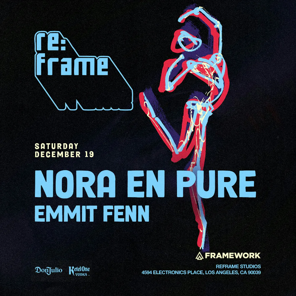 Nora En Pure, Emmit Fenn — event flyer