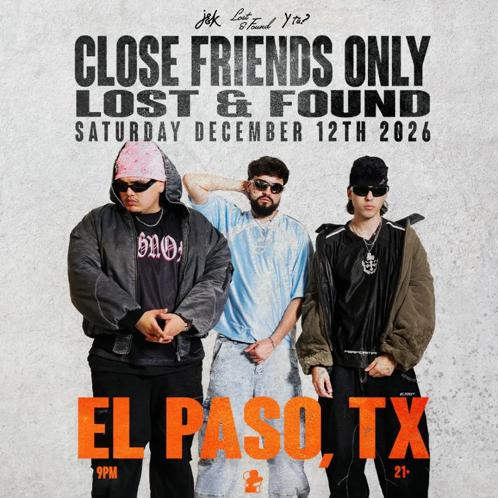 Close Friends Only — event flyer