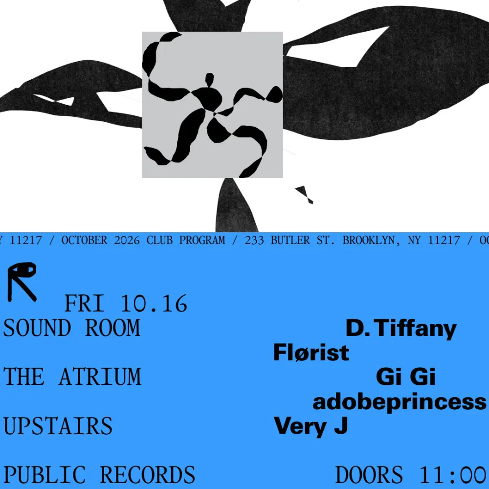D. Tiffany — event flyer