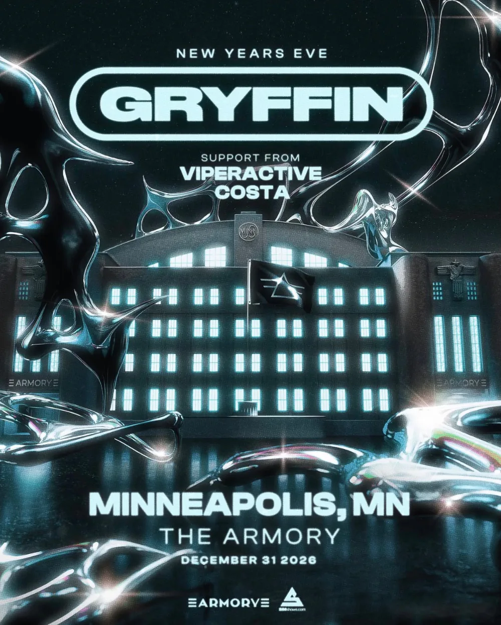 Gryffin, Viperactive, Costa (DC) — event flyer