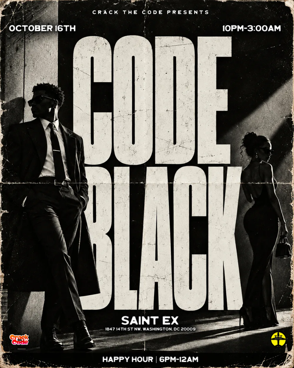 Code Black — event flyer