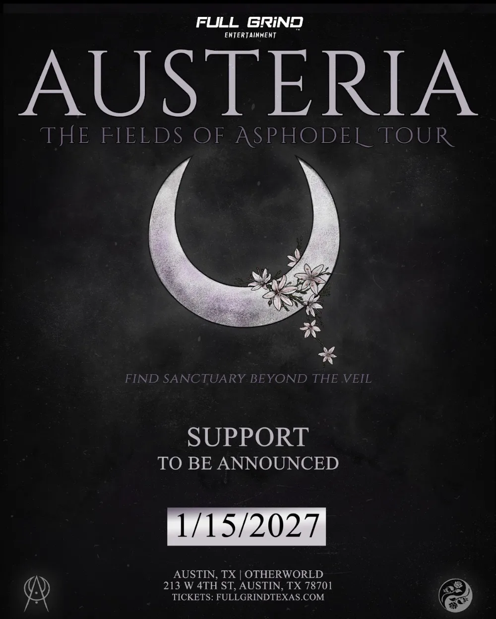 The Fields Of Asphodel Tour — event flyer