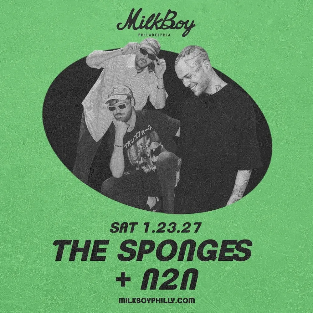 The Sponges, N2N — event flyer