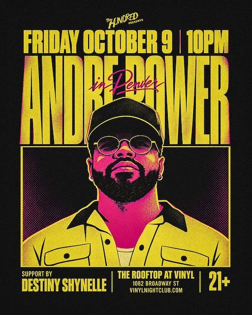 The Hundred Presents, Andre Power – Denver – Oct 9 | Edmtrain
