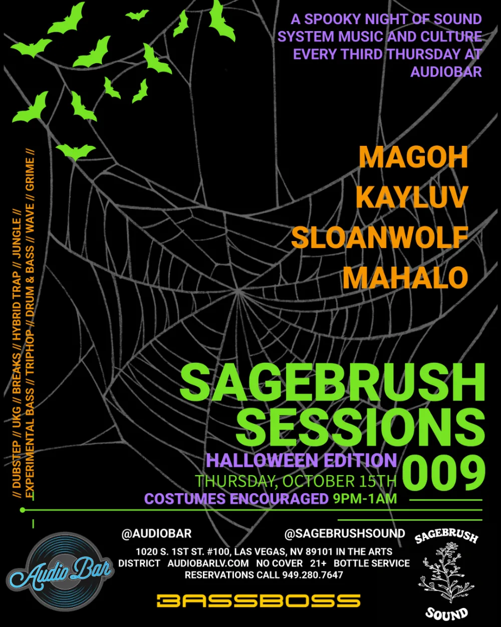Sagebrush Sessions 009 — event flyer