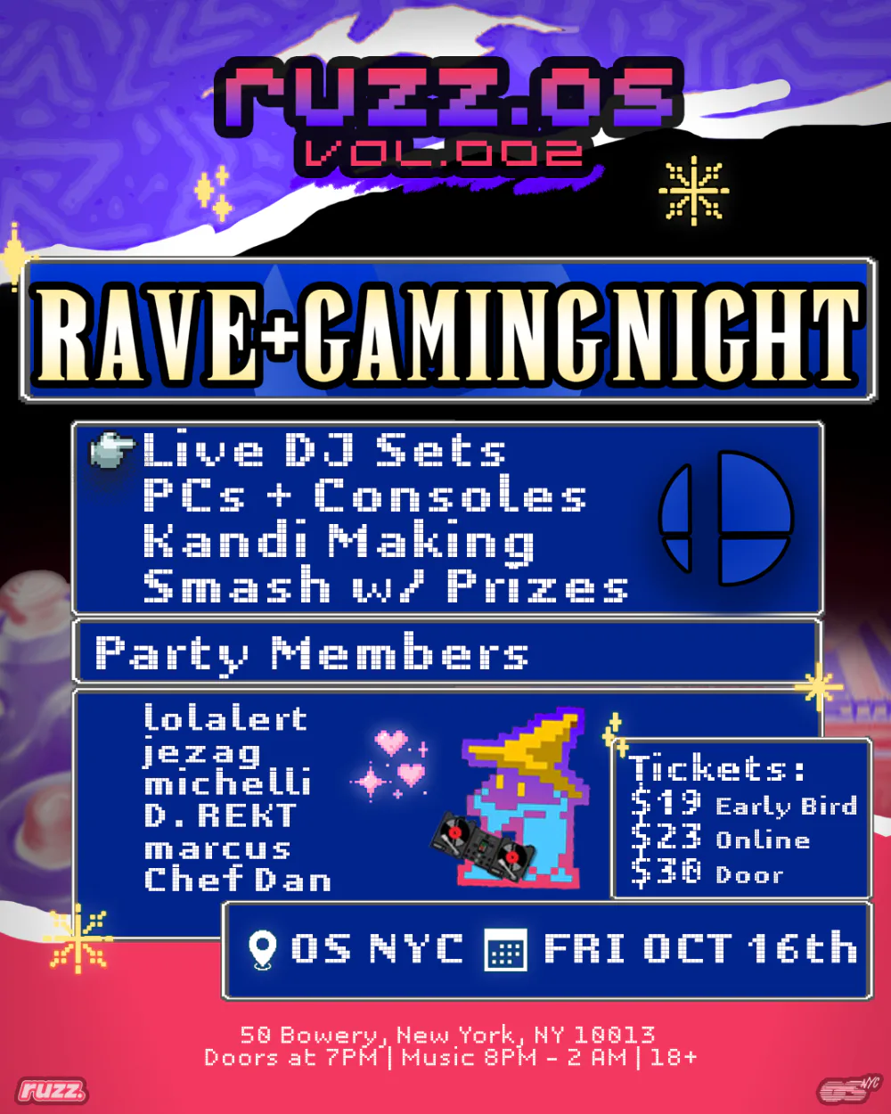 ruzz.OS vol.002 — event flyer